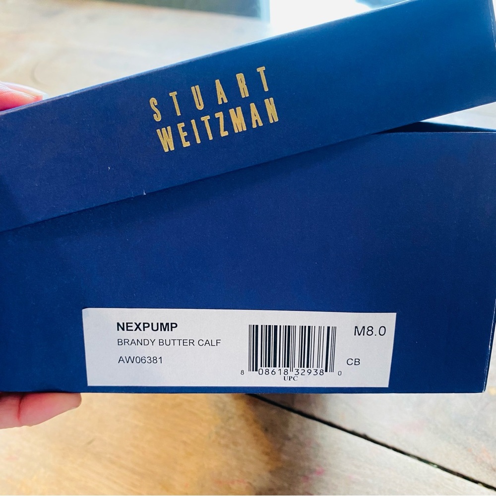 Stuart Weitzman NexPump Camel Platform Pump 8 - Picture 7 of 10